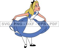 Alice in Wonderland Svg, Alice Svg, Cartoon Customs SVG, EPS, PNG, DXF 72