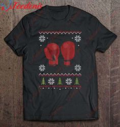 boxing gloves ugly sweater christmas shirt, plus size womens christmas sweaters  wear love, share beauty