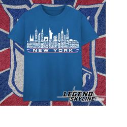 New York R Hockey Team All Time Legends, New York City Skyline shirt