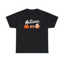 Autumn Fall Football Pumpkin and Coffee Shirt