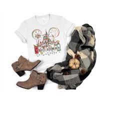 Disney Mouse And Friends Christmas Comfort Colors Shirt, Disney Christmas Matching Shirt, Disneyland Shirt, Retro Disney