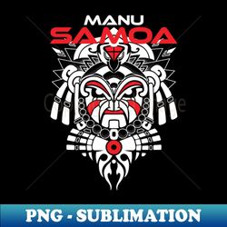 Manu Samoa Rugby Tattoo Mask Fan Memorabilia - Exclusive Sublimation Digital File - Enhance Your Apparel with Stunning Detail