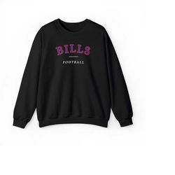 Buffalo Bills Comfort Premium Crewneck Sweatshirt, vintage, retro, men, women, cozy, comfy, gift