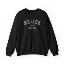St Louis Blues Comfort Premium Crewneck Sweatshirt, vintage, retro, men, women, cozy, comfy, gift
