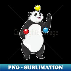 Panda Juggler Juggle - Creative Sublimation PNG Download - Unlock Vibrant Sublimation Designs