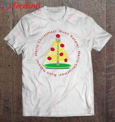 Buon Natale Spaghetti Meatballs Italian Christmas T-Shirt, Best Cotton Christmas Shirts Mens  Wear Love, Share Beauty