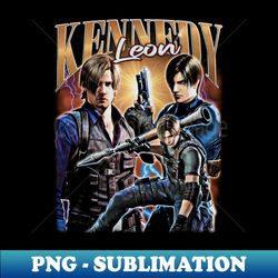 Leon S Kennedy - Sublimation-Ready PNG File - Create with Confidence
