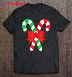 Candy Canes Christmas Shirt - Holiday Christmas Gift Shirt, Funny Christmas Shirts Mens Sale  Wear Love, Share Beauty