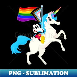 Pride Horse - Instant Sublimation Digital Download - Unleash Your Inner Rebellion