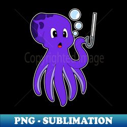 octopus fishing fishing hook - premium png sublimation file - unleash your creativity