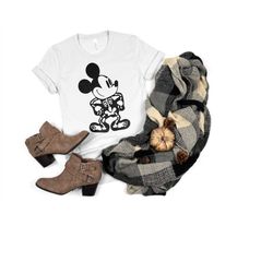 Minnie Skeleton T-shirt, Halloween Gift Tee, Disney Skeleton Halloween Shirt, Gift For Her, Disneyland Halloween Shirt,