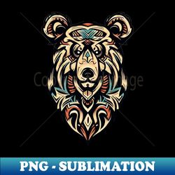 Roam with the Bears Tribal Art for All - Instant Sublimation Digital Download - Boost Your Success with this Inspirational PNG Download