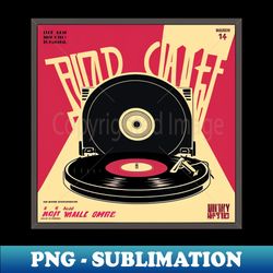 The Vintage Turntable - Artistic Sublimation Digital File - Bring Your Designs to Life