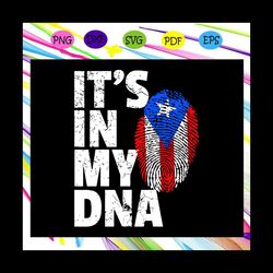 It's in my DNA, American Roots svg, DNA svg, Vector File, american plag, finger print, Instant Download, silhouette svg,