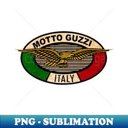 Motto Guzzi Motorcycles Italy - Signature Sublimation PNG File - Capture Imagination with Every Detail