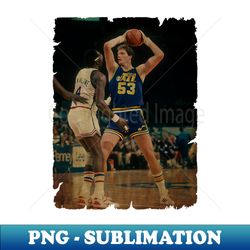 Mark Eaton vs Moses Malone - Artistic Sublimation Digital File - Bring Your Designs to Life