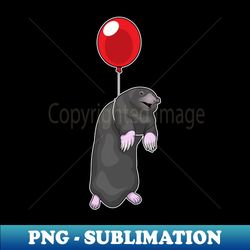 mole balloon - sublimation-ready png file - spice up your sublimation projects