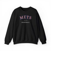 New York Mets Comfort Premium Crewneck Sweatshirt, vintage, retro, men, women, cozy, comfy, gift