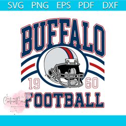 Vintage Buffalo Football 1960 SVG Cutting Digital File