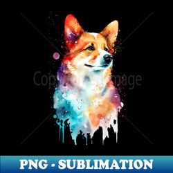 Pembroke Welsh Corgi Dog - Sublimation-Ready PNG File - Instantly Transform Your Sublimation Projects