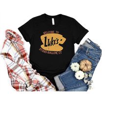 Luke's Diner Stars Hollow Shirt, Vintage Style Stars Hollow Shirt, Retro Text Luke's Diner T-Shirt
