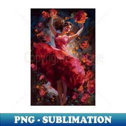 Dancing in the Garden - Instant PNG Sublimation Download - Perfect for Creative Projects