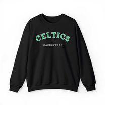 Boston Celtics Comfort Premium Crewneck Sweatshirt, vintage, retro, men, women, cozy, comfy, gift