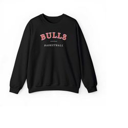 Chicago Bulls Comfort Premium Crewneck Sweatshirt, vintage, retro, men, women, cozy, comfy, gift