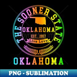 Oklahoma USA - High-Quality PNG Sublimation Download - Bold & Eye-catching