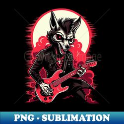 Rockabilly wolf - Premium Sublimation Digital Download - Stunning Sublimation Graphics