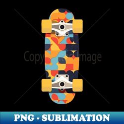 Skateboard - Artistic Sublimation Digital File - Perfect for Personalization