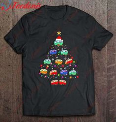 Christmas Camping Car Tree Version Shirt, Plus Size Ladies Christmas Clothes  Wear Love, Share Beauty