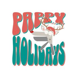 Speculum Reindeer Pappy Holidays SVG