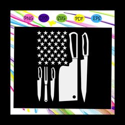 chef knife american, american flag, funny gift, gift for chef, cooker lover, chef gift, us flag, us flag shirt, chef kni