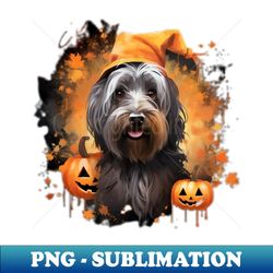 Skye Terrier Halloween - High-Resolution PNG Sublimation File - Unlock Vibrant Sublimation Designs