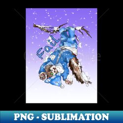 winter cat fail - Aesthetic Sublimation Digital File - Create with Confidence