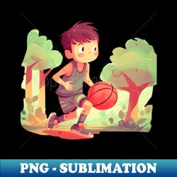 A little boy playing with a ball - Creative Sublimation PNG Download - Boost Your Success with this Inspirational PNG Download