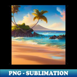 island-of-maui-with-vibrant-colors - Signature Sublimation PNG File - Bold & Eye-catching