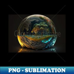 Living planet - Artistic Sublimation Digital File - Revolutionize Your Designs