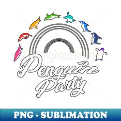 Penguin Party - Trendy Sublimation Digital Download - Perfect for Sublimation Mastery