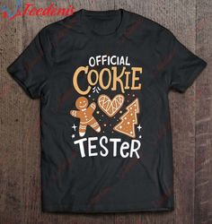Christmas Cookie Baking T-Shirt, Plus Size Christmas T Shirts Ladies  Wear Love, Share Beauty