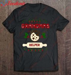 Christmas Cookie Cutter Grandmas Helper Rolling Pin Shirt T-shirt, Christmas T Shirts Womens Plus Size undefined Wear Love, Share