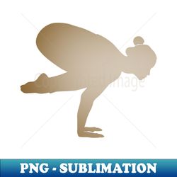 Yoga Crow Pose - Exclusive Sublimation Digital File - Unleash Your Creativity