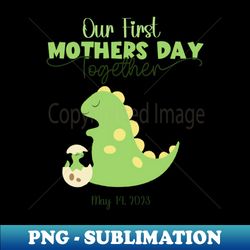 Mothers Day Dinosaur Design - Digital Sublimation Download File - Boost Your Success with this Inspirational PNG Download