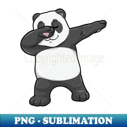 Panda at Hip Hop Dance Dab - Modern Sublimation PNG File - Add a Festive Touch to Every Day