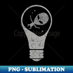 Light Bulb - Alien - Instant Sublimation Digital Download - Defying the Norms