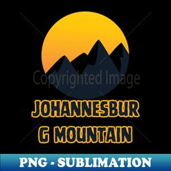 Johannesburg Mountain - High-Resolution PNG Sublimation File - Perfect for Creative Projects