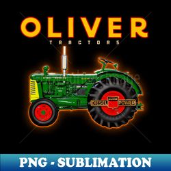 Oliver Diesel Tractors USA - Creative Sublimation PNG Download - Fashionable and Fearless