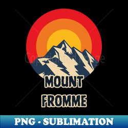 Mount Fromme - Instant Sublimation Digital Download - Spice Up Your Sublimation Projects