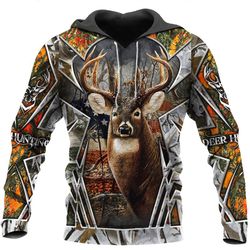 Deer Hunting Camo 3D All Over Printed Hoodie &8211 BT0212108